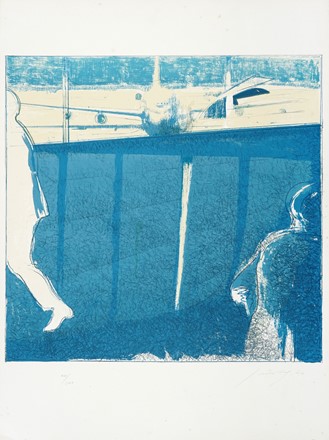  Piero Guccione  (Scicli, 1935 - Modica, 2018) : Lotto composto di 2 incisioni.  - Auction Modern and Contemporary Art [II Part ] - Libreria Antiquaria Gonnelli - Casa d'Aste - Gonnelli Casa d'Aste