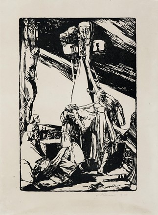  Giulio Aristide Sartorio  (Roma, 1860 - 1932) : Lotto composto di 13 prove di stampa per illustrare Christus di Fausto Salvadori.  - Auction Modern and Contemporary Art [II Part ] - Libreria Antiquaria Gonnelli - Casa d'Aste - Gonnelli Casa d'Aste