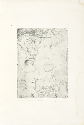  Ernst Fuchs  (Vienna, 1930 - Vienna, 2015) : Lotto composto di 2 incisioni.  - Asta Arte Moderna e Contemporanea [Parte II] - Libreria Antiquaria Gonnelli - Casa d'Aste - Gonnelli Casa d'Aste