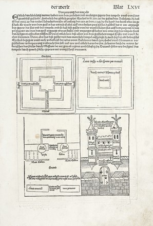  Hartmann Schedel  (Norimberga,, 1440 - 1514) : La Menorah e altre tavole di Judaica.  - Asta Arte Antica [Parte I] - Libreria Antiquaria Gonnelli - Casa d'Aste - Gonnelli Casa d'Aste