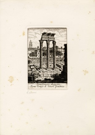  Laurenzio Laurenzi  (Assisi, 1878 - Roma, 1946) : Monumenti dell'antico Impero Romano. Serie di 45 acqueforti disegnate e incise da Laurenzio Laurenzi.  - Asta Arte Moderna e Contemporanea [Parte II] - Libreria Antiquaria Gonnelli - Casa d'Aste - Gonnelli Casa d'Aste
