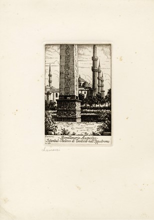  Laurenzio Laurenzi  (Assisi, 1878 - Roma, 1946) : Monumenti dell'antico Impero Romano. Serie di 45 acqueforti disegnate e incise da Laurenzio Laurenzi.  - Asta Arte Moderna e Contemporanea [Parte II] - Libreria Antiquaria Gonnelli - Casa d'Aste - Gonnelli Casa d'Aste