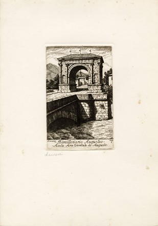  Laurenzio Laurenzi  (Assisi, 1878 - Roma, 1946) : Monumenti dell'antico Impero Romano. Serie di 45 acqueforti disegnate e incise da Laurenzio Laurenzi.  - Asta Arte Moderna e Contemporanea [Parte II] - Libreria Antiquaria Gonnelli - Casa d'Aste - Gonnelli Casa d'Aste