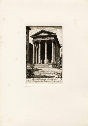  Laurenzio Laurenzi  (Assisi, 1878 - Roma, 1946) : Monumenti dell'antico Impero Romano. Serie di 45 acqueforti disegnate e incise da Laurenzio Laurenzi.  - Asta Arte Moderna e Contemporanea [Parte II] - Libreria Antiquaria Gonnelli - Casa d'Aste - Gonnelli Casa d'Aste