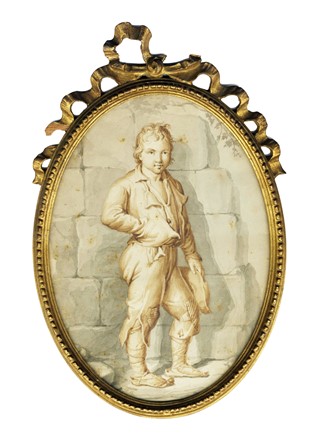  Giacomo Francesco Cipper (detto il Todeschini)  (Feldkirch, Austria, 1664 - Milano, 1736) [attribuito a] : Coppia di giovani pitocchi.  - Asta Arte Antica [Parte I] - Libreria Antiquaria Gonnelli - Casa d'Aste - Gonnelli Casa d'Aste