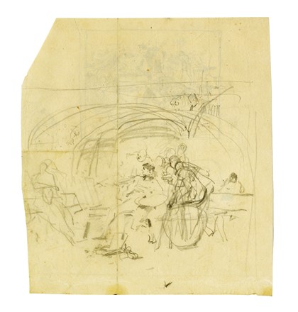  Francesco Vinea  (Forlì, 1845 - Firenze, 1902) : Lotto composto di 25 disegni.  - Asta Arte Moderna e Contemporanea [Parte II] - Libreria Antiquaria Gonnelli - Casa d'Aste - Gonnelli Casa d'Aste