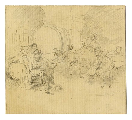  Francesco Vinea  (Forlì, 1845 - Firenze, 1902) : Lotto composto di 26 disegni.  - Asta Arte Moderna e Contemporanea [Parte II] - Libreria Antiquaria Gonnelli - Casa d'Aste - Gonnelli Casa d'Aste