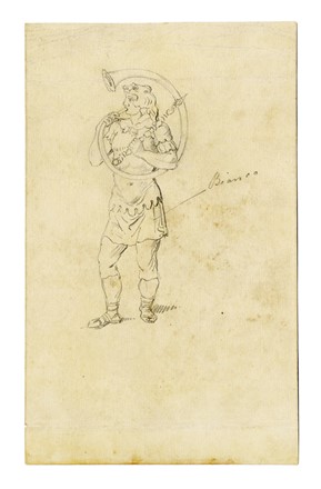  Francesco Vinea  (Forlì, 1845 - Firenze, 1902) : Lotto composto di 26 disegni.  - Asta Arte Moderna e Contemporanea [Parte II] - Libreria Antiquaria Gonnelli - Casa d'Aste - Gonnelli Casa d'Aste