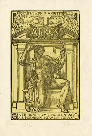  Gino Barbieri  (Cesena, 1885 - Monte Zomo, 1917) : Lotto composto di 2 incisioni.  - Auction Modern and Contemporary Art [II Part ] - Libreria Antiquaria Gonnelli - Casa d'Aste - Gonnelli Casa d'Aste