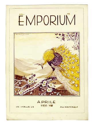  Regina Philippona Disertori  (Amsterdam, 1886 - Milano, 1977) : Lotto composto di 2 progetti per la copertina di Emporium.  - Auction Modern and Contemporary Art [II Part ] - Libreria Antiquaria Gonnelli - Casa d'Aste - Gonnelli Casa d'Aste