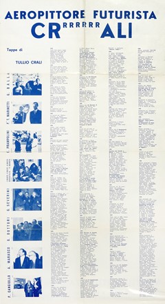  Crali Tullio : Lotto di 11 cataloghi e 1 manifesto di Tullio Crali.  - Asta Libri, autografi e manoscritti - Libreria Antiquaria Gonnelli - Casa d'Aste - Gonnelli Casa d'Aste