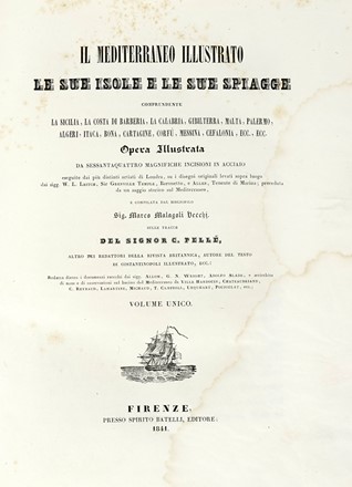 Lotto di 3 opere illustrate di storia locale.  Giuseppe La Farina, Clément Pellé  - Asta Libri, autografi e manoscritti - Libreria Antiquaria Gonnelli - Casa d'Aste - Gonnelli Casa d'Aste