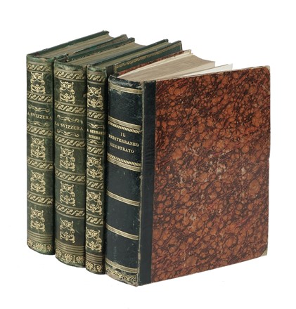 Lotto di 3 opere illustrate di storia locale.  Giuseppe La Farina, Clément Pellé  - Asta Libri, autografi e manoscritti - Libreria Antiquaria Gonnelli - Casa d'Aste - Gonnelli Casa d'Aste