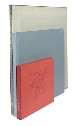 Lotto di 3 Libri d'Artista.  Alberto Longoni, Ardengo Soffici  (Rignano sull'Arno (Firenze), 1879 - Forte dei Marmi (Lucca), 1964), Alessandro Nastasio, Sigfrido Bartolini  (Pistoia, 1932 - Firenze, 2007)  - Asta Libri, autografi e manoscritti - Libreria Antiquaria Gonnelli - Casa d'Aste - Gonnelli Casa d'Aste