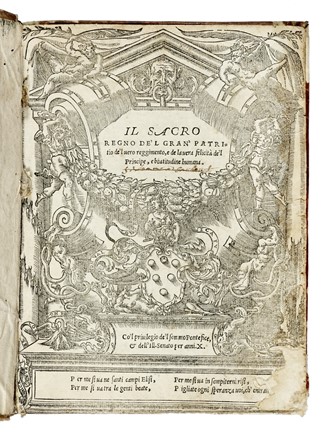  Patrizi Francesco : Il Sacro regno [...] de'l vero reggimento, e de la vera felicit de'l principe, e beatitudine humana. Scienze politiche, Militaria, Storia, Diritto e Politica, Storia, Diritto e Politica  Giovanni Fabrini  (Figline, )  - Auction Books, autographs and manuscripts - Libreria Antiquaria Gonnelli - Casa d'Aste - Gonnelli Casa d'Aste
