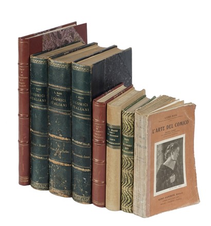  Rasi Luigi : Lotto di 6 opere di Luigi Rasi. Letteratura italiana, Letteratura  - Auction Books, autographs and manuscripts - Libreria Antiquaria Gonnelli - Casa d'Aste - Gonnelli Casa d'Aste