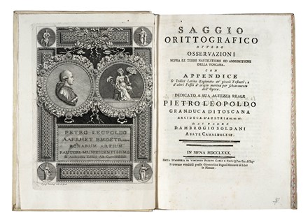  Soldani Ambrogio : Saggio orittografico ovvero osservazioni sopra le terre nautilitiche ed ammonitiche della Toscana. Conchiglie, Scienze naturali  Giuseppe Giuli  - Auction Books, autographs and manuscripts - Libreria Antiquaria Gonnelli - Casa d'Aste - Gonnelli Casa d'Aste