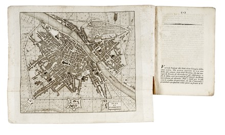 Guida della citt� di Firenze ornata di pianta e vedute.  Giovanni Anguillesi, Federico Fantozzi  - Asta Libri, autografi e manoscritti - Libreria Antiquaria Gonnelli - Casa d'Aste - Gonnelli Casa d'Aste