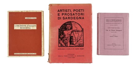 Artisti, poeti e prosatori di Sardegna. I contemporanei. Antologia compilata da Raimondo Carta Raspi.  Vitali Lamberto  - Asta Libri, autografi e manoscritti - Libreria Antiquaria Gonnelli - Casa d'Aste - Gonnelli Casa d'Aste