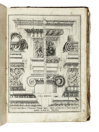  Cataneo Pietro, Galli Bibiena Ferdinando, Barozzi (detto il Vignola) Giacomo : Lotto di 3 opere cinque/settecentesche di architettura.  - Asta Libri, autografi e manoscritti - Libreria Antiquaria Gonnelli - Casa d'Aste - Gonnelli Casa d'Aste