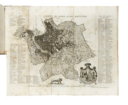  Fea Carlo : Lotto di 2 opere sette/ottocentesche di interesse romano Guida illustrata, Geografia e viaggi  - Auction Books, autographs and manuscripts - Libreria Antiquaria Gonnelli - Casa d'Aste - Gonnelli Casa d'Aste