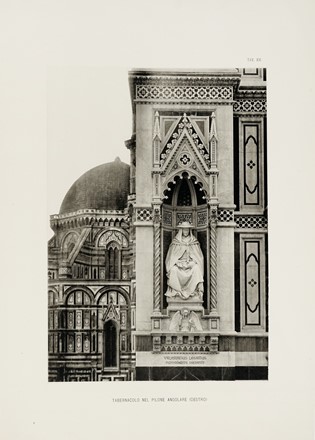  Del Moro Luigi : La facciata di S. Maria del Fiore. Illustrazione storico e artistica. Architettura, Figurato  - Auction Books, autographs and manuscripts - Libreria Antiquaria Gonnelli - Casa d'Aste - Gonnelli Casa d'Aste