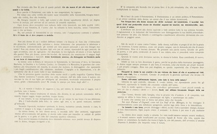  Marinetti Filippo Tommaso : L?immaginazione senza fili e le parole in libertà.  Valentine (de) Saint-Point  - Asta Libri, autografi e manoscritti - Libreria Antiquaria Gonnelli - Casa d'Aste - Gonnelli Casa d'Aste