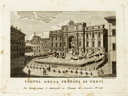  Rinaldi Francesco : Raccolta di vedutine antiche e moderne della città di Roma e sue vicinanze... Veduta  - Auction Books, autographs and manuscripts - Libreria Antiquaria Gonnelli - Casa d'Aste - Gonnelli Casa d'Aste