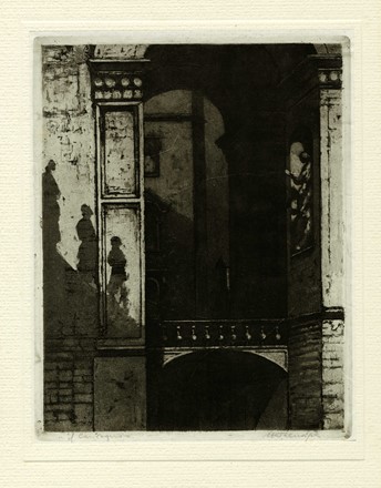  Umberto Prencipe  (Napoli, 1879 - Roma, 1962) : Lotto composto di 4 incisioni.  - Auction Ancient, Oriental, Modern and Contemporary Art  [II part] - Libreria Antiquaria Gonnelli - Casa d'Aste - Gonnelli Casa d'Aste