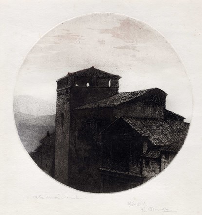  Umberto Prencipe  (Napoli, 1879 - Roma, 1962) : Lotto composto di 4 incisioni.  - Auction Ancient, Oriental, Modern and Contemporary Art  [II part] - Libreria Antiquaria Gonnelli - Casa d'Aste - Gonnelli Casa d'Aste
