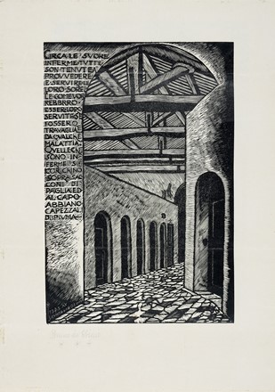  Bruno Marsili (detto Bruno Da Osimo)  (Osimo, 1888 - Ancona, 1962) : Lotto composto di 3 incisioni.  - Auction Ancient, Oriental, Modern and Contemporary Art  [II part] - Libreria Antiquaria Gonnelli - Casa d'Aste - Gonnelli Casa d'Aste
