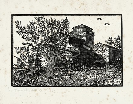  Bruno Marsili (detto Bruno Da Osimo)  (Osimo, 1888 - Ancona, 1962) : Lotto composto di 3 incisioni.  - Auction Ancient, Oriental, Modern and Contemporary Art  [II part] - Libreria Antiquaria Gonnelli - Casa d'Aste - Gonnelli Casa d'Aste