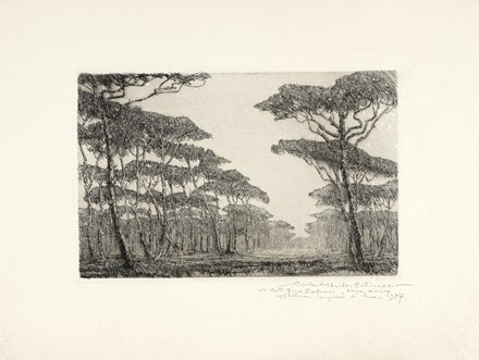 Carlo Alberto Petrucci  (Roma, 1881 - 1963) : Lotto composto di 18 incisioni ed 1 disegno.  - Auction Ancient, Oriental, Modern and Contemporary Art  [II part] - Libreria Antiquaria Gonnelli - Casa d'Aste - Gonnelli Casa d'Aste