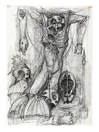  Autori vari : Lotto composto di 4 disegni e 55 incisioni.  Bruno Cassinari  (Piacenza, 1912 - Milano, 1992), Lino Bianchi Barriviera  (Montebelluna, 1906 - Acilia, 1985), Leonardo Castellani  (Faenza, 1896 - Urbino, 1984), Giacomo [pseud. di Manzoni Giacomo] Manz  (Bergamo, 1908 - Roma, 1991), Arturo Tosi  (1871 - 1956), Alberto Manfredi  (Reggio Emilia, 1930 - 2001), Ugo Attardi  (Sori, 1923 - Roma, 2006), Bruno Saetti  (Bologna, 1902 - 1984), Mino Maccari  (Siena, 1898 - Roma, 1989)  - Auction Ancient, Oriental, Modern and Contemporary Art  [II part] - Libreria Antiquaria Gonnelli - Casa d'Aste - Gonnelli Casa d'Aste