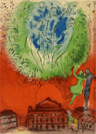  Marc Chagall  (Vitebsk, 1887 - St. Paul de  Vence, 1985) : Lotto composto di 9 incisioni.  Joan Mir  (Montroig, 1893 - Palma di Majorca, 1983)  - Auction Ancient, Oriental, Modern and Contemporary Art  [II part] - Libreria Antiquaria Gonnelli - Casa d'Aste - Gonnelli Casa d'Aste