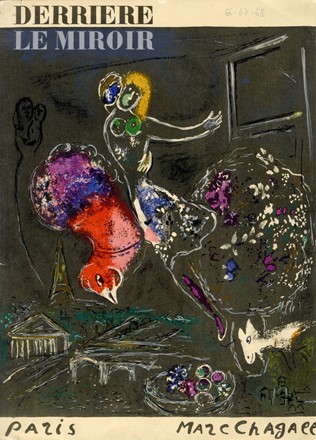  Marc Chagall  (Vitebsk, 1887 - St. Paul de  Vence, 1985) : Lotto composto di 9 incisioni.  Joan Mir  (Montroig, 1893 - Palma di Majorca, 1983)  - Auction Ancient, Oriental, Modern and Contemporary Art  [II part] - Libreria Antiquaria Gonnelli - Casa d'Aste - Gonnelli Casa d'Aste