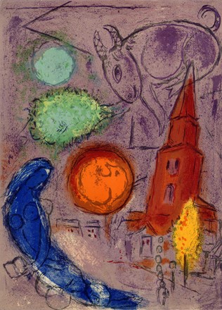  Marc Chagall  (Vitebsk, 1887 - St. Paul de  Vence, 1985) : Lotto composto di 9 incisioni.  Joan Mir  (Montroig, 1893 - Palma di Majorca, 1983)  - Auction Ancient, Oriental, Modern and Contemporary Art  [II part] - Libreria Antiquaria Gonnelli - Casa d'Aste - Gonnelli Casa d'Aste