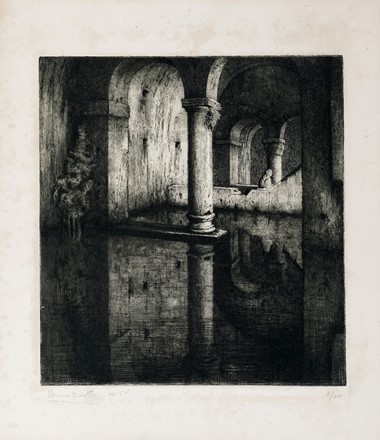  Bruno Croatto  (Trieste, 1875 - Roma, 1948) : Lotto composto di 2 incisioni.  - Auction Ancient, Oriental, Modern and Contemporary Art  [II part] - Libreria Antiquaria Gonnelli - Casa d'Aste - Gonnelli Casa d'Aste