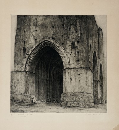  Bruno Croatto  (Trieste, 1875 - Roma, 1948) : Lotto composto di 2 incisioni.  - Auction Ancient, Oriental, Modern and Contemporary Art  [II part] - Libreria Antiquaria Gonnelli - Casa d'Aste - Gonnelli Casa d'Aste