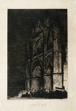  Umberto Prencipe  (Napoli, 1879 - Roma, 1962) : Lotto composto di 2 incisioni.  - Asta Arte Antica, Moderna e Contemporanea [parte II] - Libreria Antiquaria Gonnelli - Casa d'Aste - Gonnelli Casa d'Aste