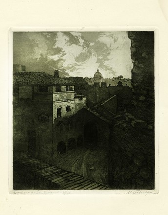  Umberto Prencipe  (Napoli, 1879 - Roma, 1962) : Lotto composto di 2 incisioni.  - Asta Arte Antica, Moderna e Contemporanea [parte II] - Libreria Antiquaria Gonnelli - Casa d'Aste - Gonnelli Casa d'Aste