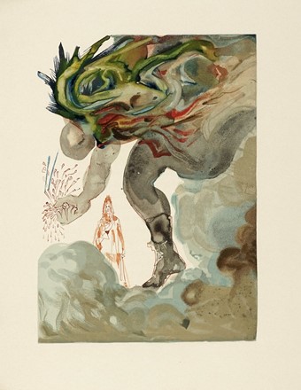  Alighieri Dante : La Divina Commedia. Illustrazioni di Dalì.  Salvador Dalì  (Figueres, 1904 - 1989)  - Asta Libri, autografi e manoscritti - Libreria Antiquaria Gonnelli - Casa d'Aste - Gonnelli Casa d'Aste