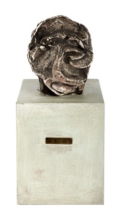  Lorenzo Viani  (Viareggio, 1882 - Ostia, 1936) : Testa di soldato italiano.  - Asta Arte Antica, Moderna e Contemporanea [parte II] - Libreria Antiquaria Gonnelli - Casa d'Aste - Gonnelli Casa d'Aste