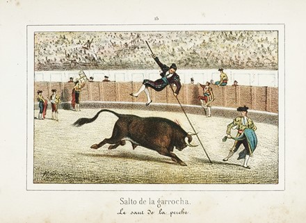 Corridas de Toros. Dibujado del natural por J. Alaminos en vista de las fotografias de J. Laurent.  - Auction Books, autographs and manuscripts - Libreria Antiquaria Gonnelli - Casa d'Aste - Gonnelli Casa d'Aste