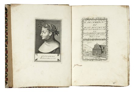  Boccaccio Giovanni : Il Decameron [...] tratto dall'ottimo testo scritto da Fran.co d'Amaretto Mannelli sull'originale dell'Autore. Letteratura italiana, Figurato, Letteratura, Collezionismo e Bibliografia  Giovanni Boccaccio  - Auction Books, autographs and manuscripts - Libreria Antiquaria Gonnelli - Casa d'Aste - Gonnelli Casa d'Aste