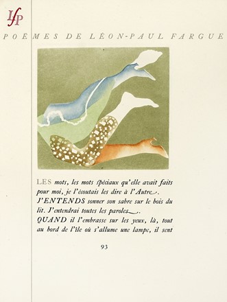  Fargue Léon-Paul : Poèmes.  Alexandre Alexeieff  - Asta Libri, autografi e manoscritti - Libreria Antiquaria Gonnelli - Casa d'Aste - Gonnelli Casa d'Aste