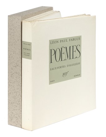  Fargue Léon-Paul : Poèmes.  Alexandre Alexeieff  - Asta Libri, autografi e manoscritti - Libreria Antiquaria Gonnelli - Casa d'Aste - Gonnelli Casa d'Aste