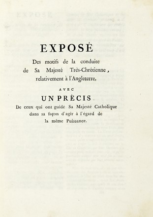  Luigi XVI di Francia Luigi XVI : Traité d'amitié et de commerce, conclu entre les Roi et les États-Unis de l'Amérique septentrionale, le 6 Février 1778.  - Asta Libri, autografi e manoscritti - Libreria Antiquaria Gonnelli - Casa d'Aste - Gonnelli Casa d'Aste