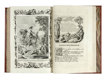  Tasso Torquato : La Gerusalemme liberata [...] Con le figure di Giambatista Piazzetta alla sacra real maestà di Maria Teresa d'Austria...  Giovanni Battista Piazzetta  (Venezia, 1683 - 1754)  - Asta Libri, autografi e manoscritti - Libreria Antiquaria Gonnelli - Casa d'Aste - Gonnelli Casa d'Aste