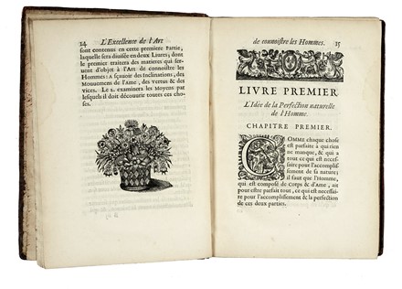  Cureau de La Chambre Marin : L'art de connoistre les hommes. Premiere partie. O� sont contenus les discours preliminaires qui seruent d'introduction � cette sciences. Psichiatria - Psicologia, Medicina  - Auction Books, autographs and manuscripts - Libreria Antiquaria Gonnelli - Casa d'Aste - Gonnelli Casa d'Aste